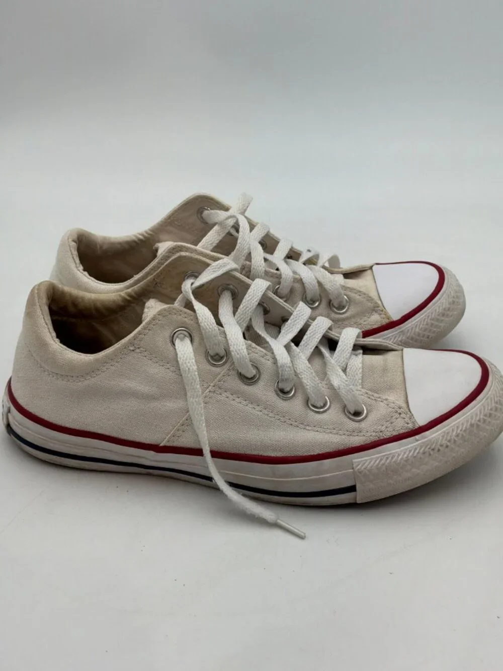 Converse Chuck Taylor All Star Women Size 8.5 White Casual Shoe Skate Sneakers - Picture 4 of 8